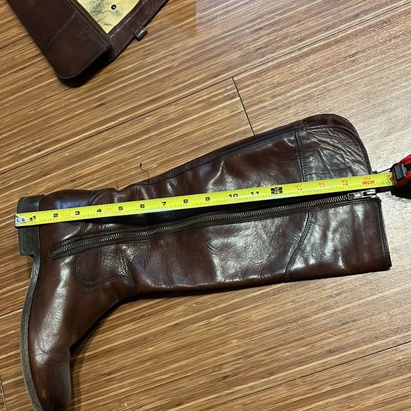 Frye Melissa riding boots | Redwood Brown | size 7.5 Extended Calf - Picture 6 of 7